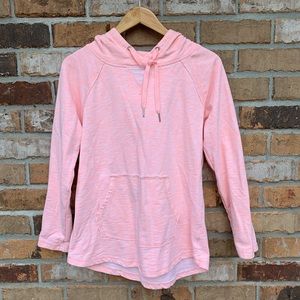 Bright pink Calvin Klein pull on hoodie with cape